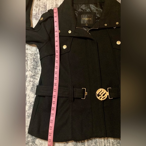 Vintage Rocawear Belted Wool Pea Coat - Picture 12 of 12